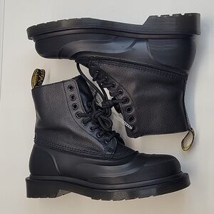 NWOB Dr.Martens 1460 Fleece Lined Sub Boots Water-resistant Black US M6 L7 UK 5